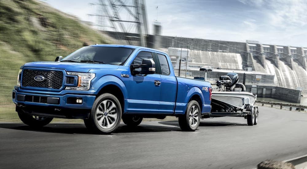 a ford stock picture of max package hauling a trailer