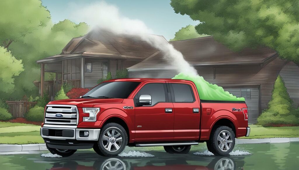 2014 Ford F150 Coolant Leak